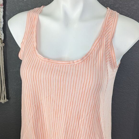 Eddie Bauer Peach Striped Tank Top - Picture 3 of 10